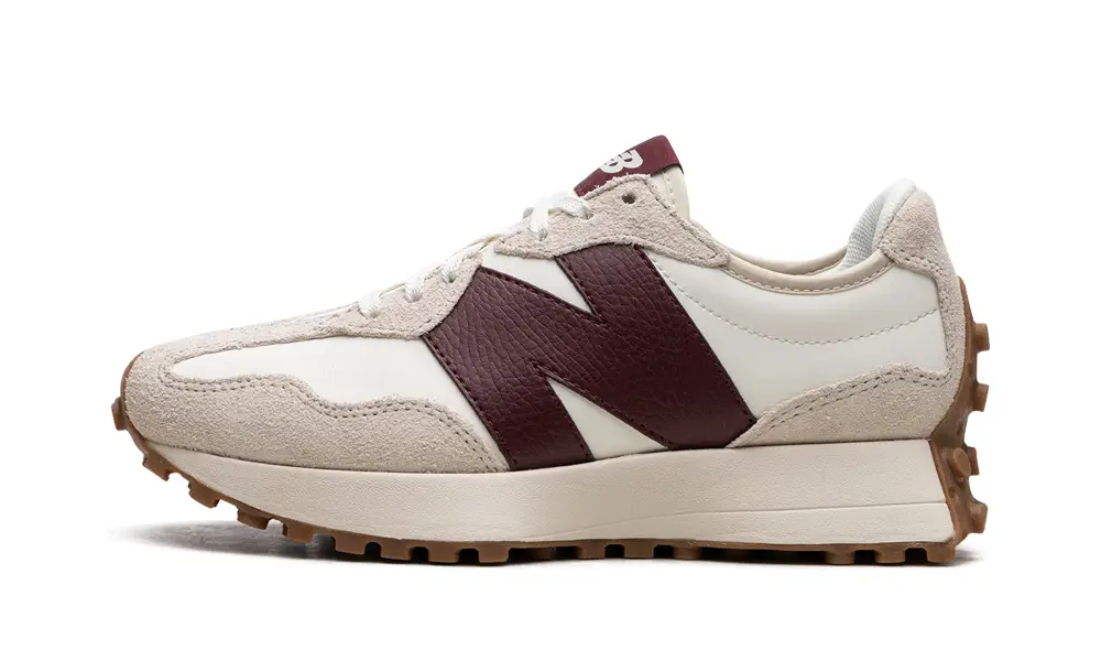 New Balance 327 327 WMNS 'Moonbeam Classic Burgundy' 