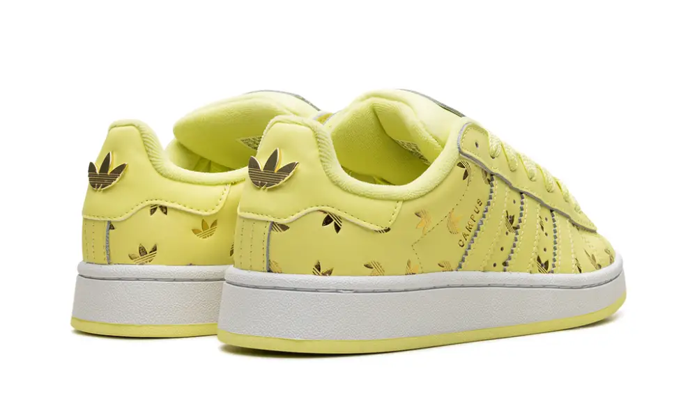 Adidas Campus Campus 00s WMNS 'Allover Debossed Trefoils-Pulse Yellow' 
