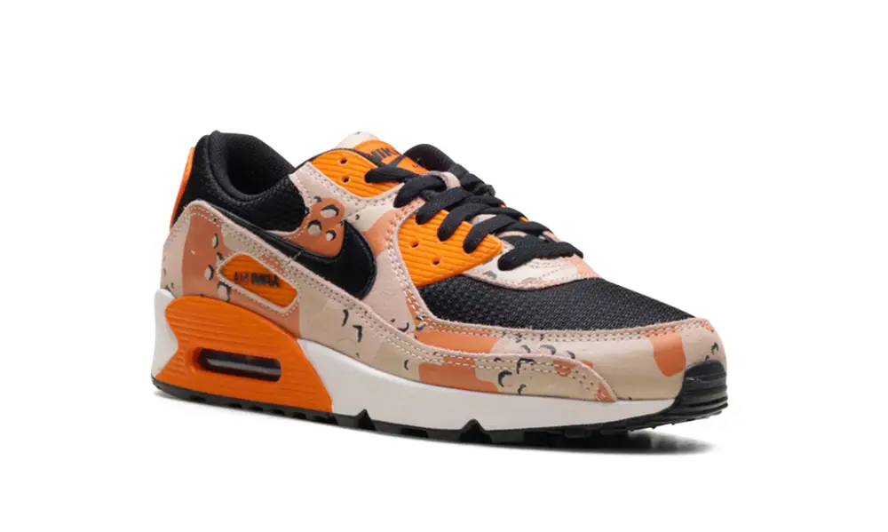 Nike Air Max Air Max 90 Premium 'Bio Beige Safety Orange Phantom Black'