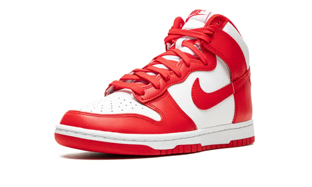 Nike Dunk Dunk High 'White   University Red' 