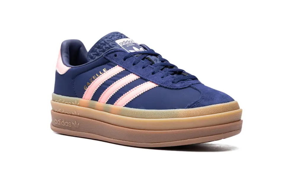 Adidas Gazelle Gazelle Bold WMNS 'Dark Blue Pink Spark' 