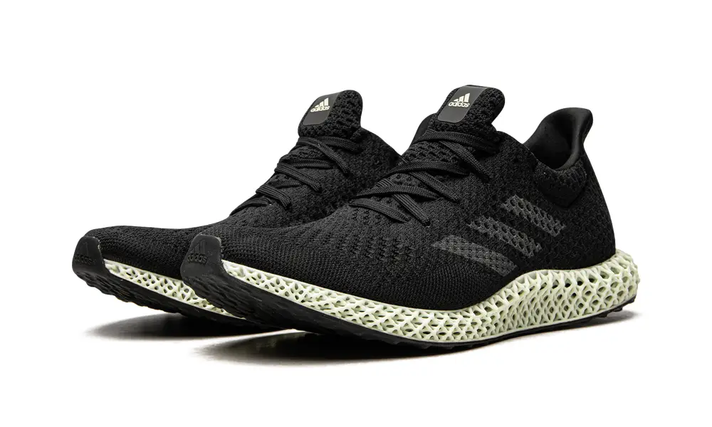 More Adidas Shoes Futurecraft 4D 'Core Black / Linen Green'