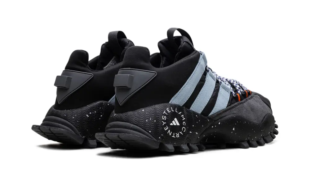 More Adidas Shoes Seeulater WMNS 'Stella McCartney - Core Black Utility Grey Hi-Res Blue'
