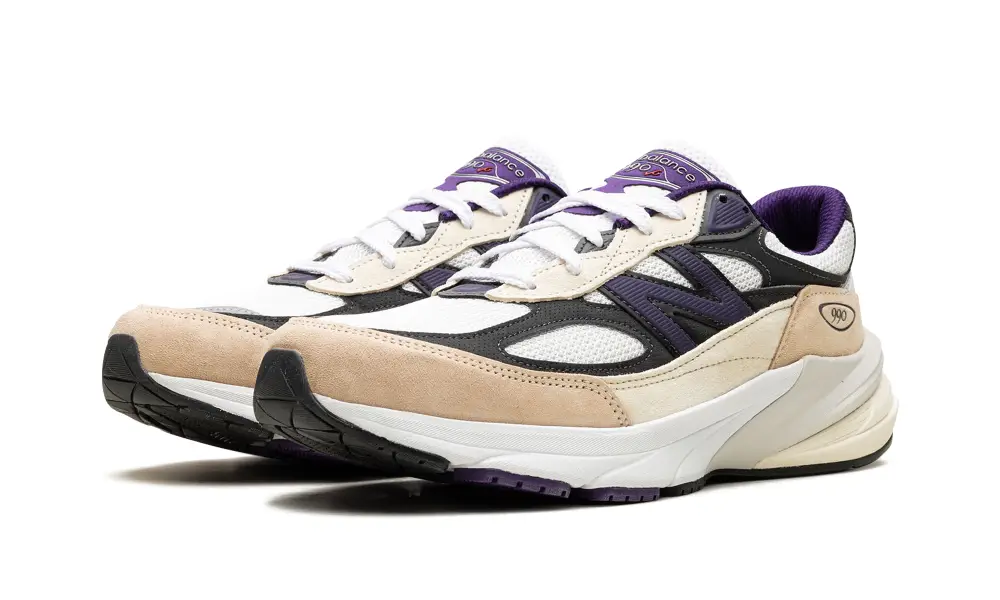 New Balance 990 990v6 'Made In USA - Teddy Santis White Black Plum' 9F0E8432