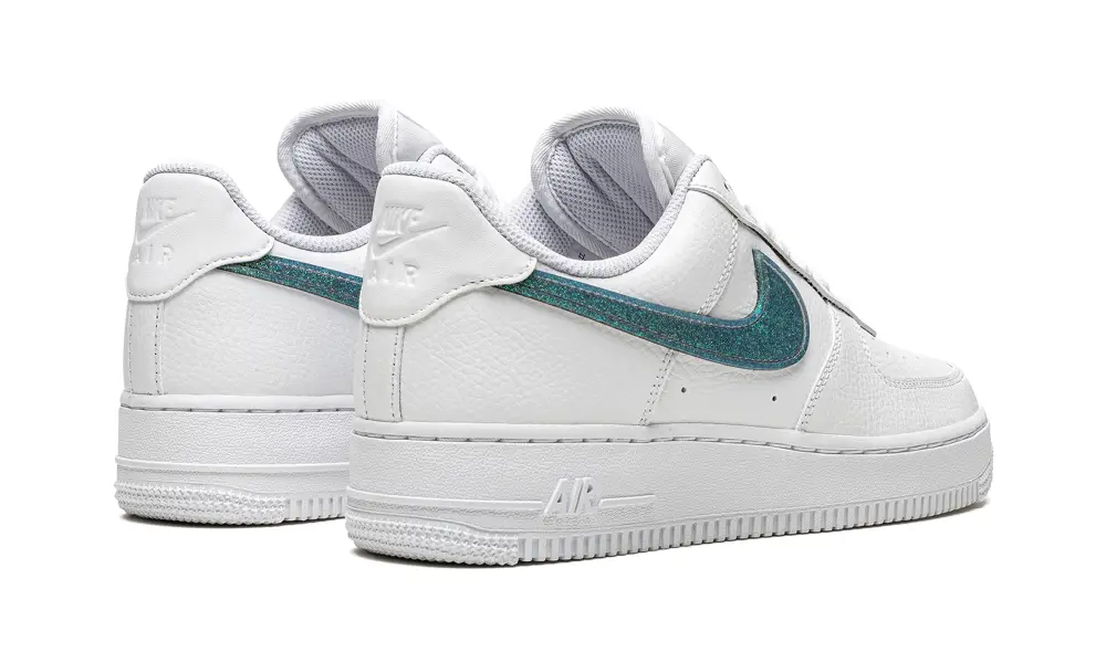Nike Lifestyle AIR FORCE 1 '07 ESS WMNS 'Glitter Swoosh - Celery'