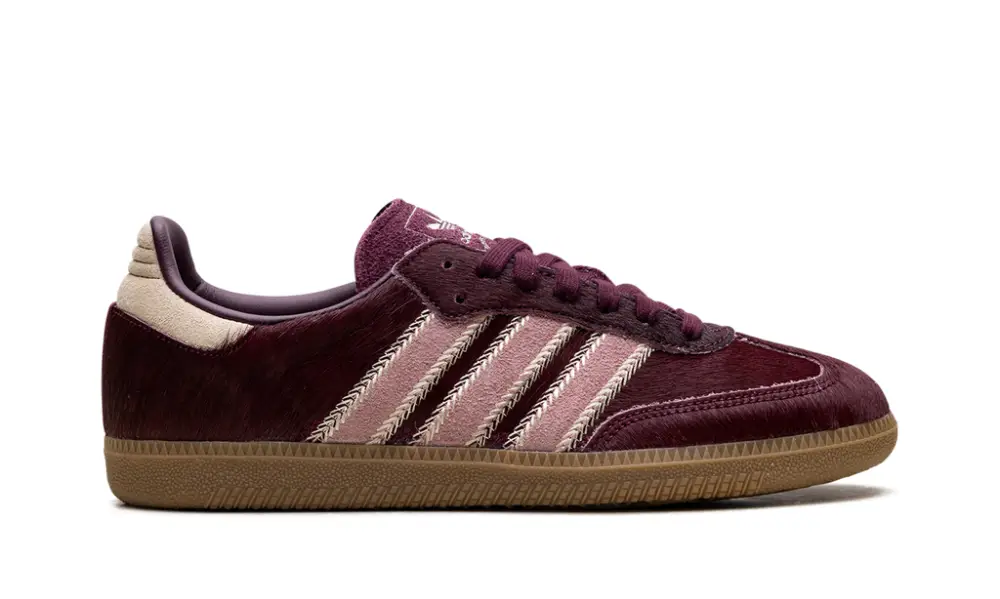 Adidas Samba Samba OG WMNS 'Maroon Sand Strata Pony'