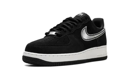 Nike Lifestyle Air Force 1 Low '07 LV8 'Black Sail Embroidered Swoosh'