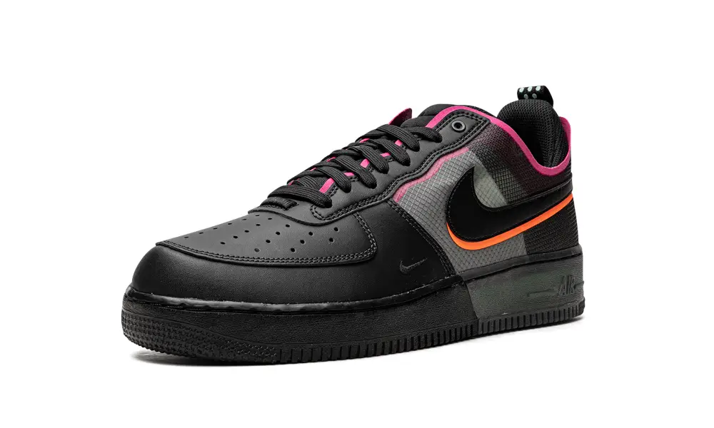 Nike Lifestyle Air Force 1 React 'Black   Pink Prime' 