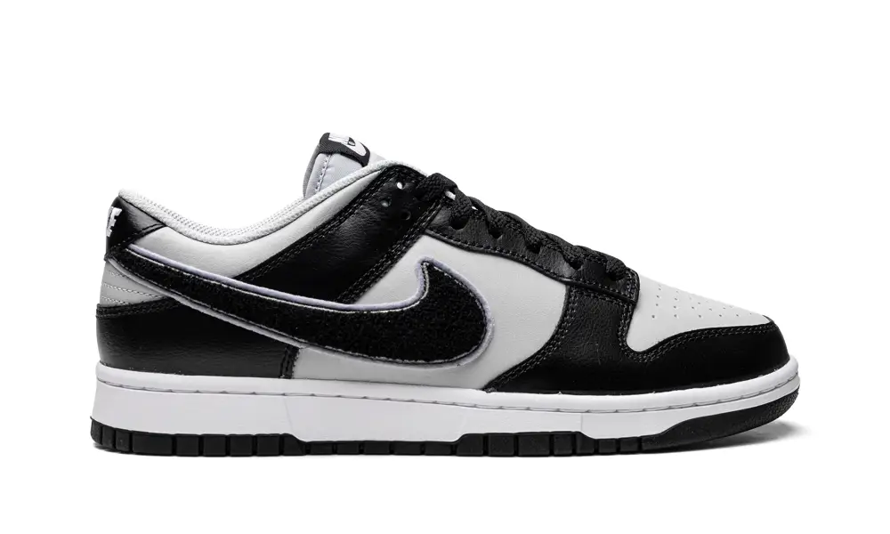 Nike Dunk Dunk Low 'Chenille Swoosh Black Grey' 