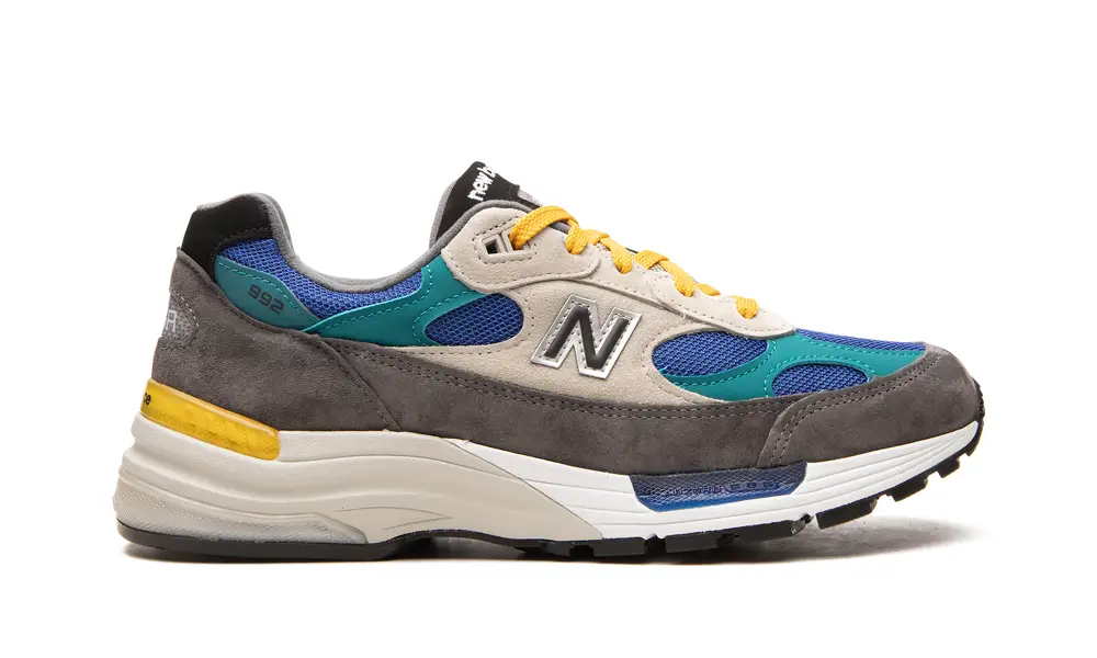 New Balance 992 992 'Grey   Blue   Teal   Yellow' 