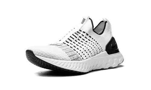 Nike Lifestyle React Phantom Run Flyknit 'White White-Black-Pure Platinum' 