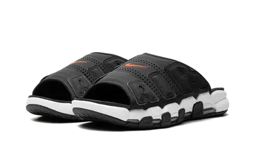 Nike Basketball Air More Uptempo Slide 'Black White Red'