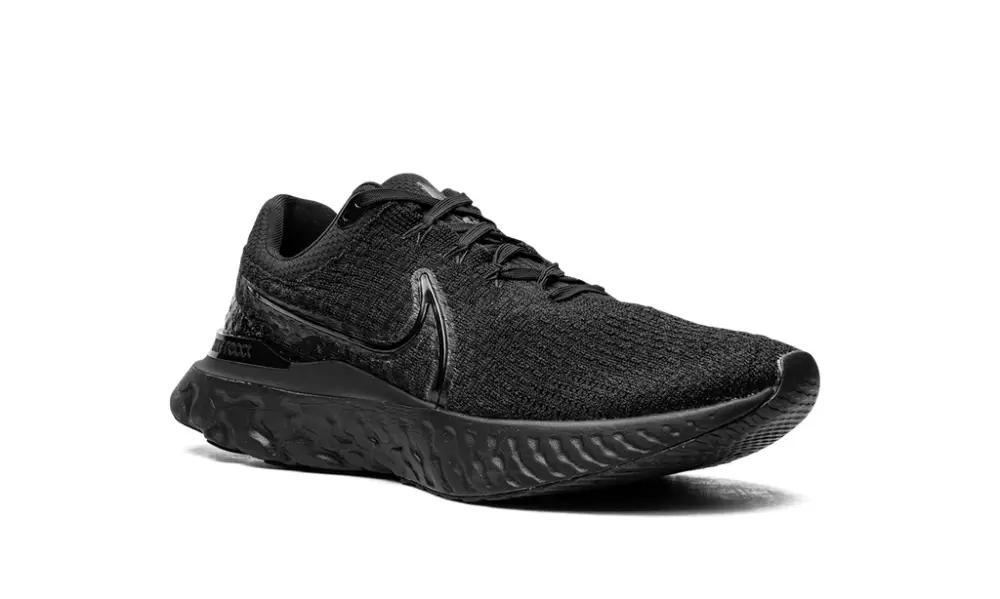 Nike Lifestyle React Infinity Run Flyknit 3 'Triple Black'