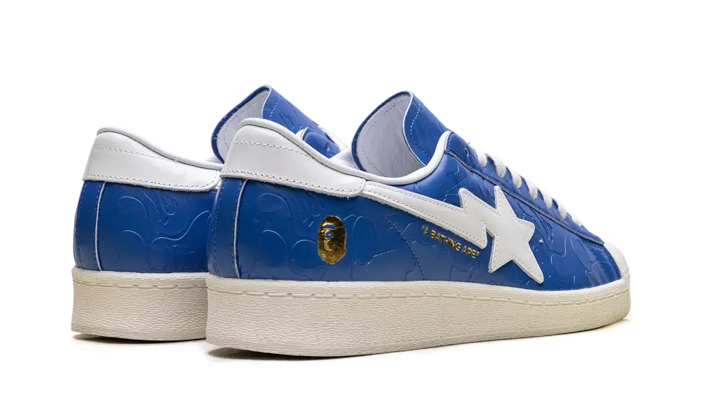 Adidas Superstar Superstar Vintage 'Bape Blue White' 