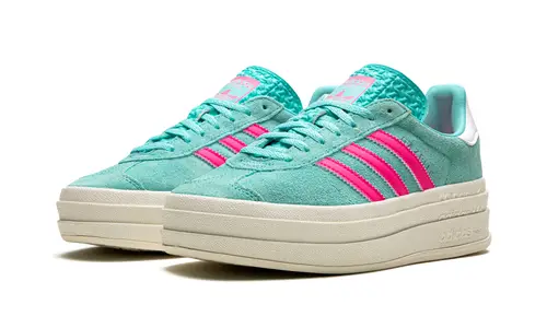 Adidas Gazelle GAZELLE BOLD WMNS 'Flash Aqua   Lucid Pink' 