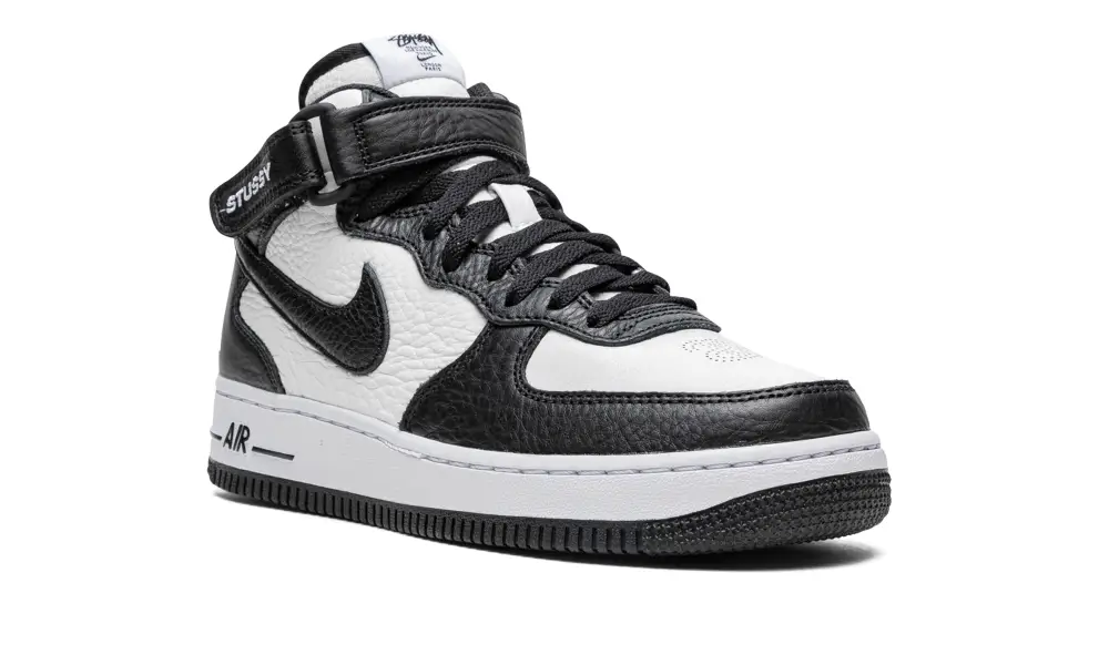 Nike Lifestyle Air Force 1 Mid 'Stussy - Light Bone Black'