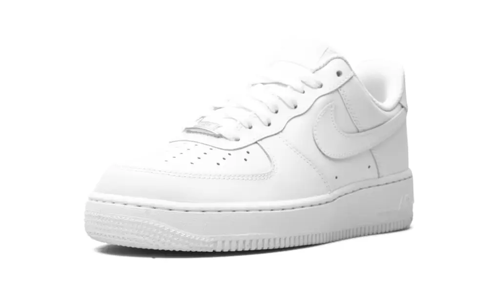 Nike Lifestyle AIR FORCE 1 LO '07 MNS WMNS 'White on White' 