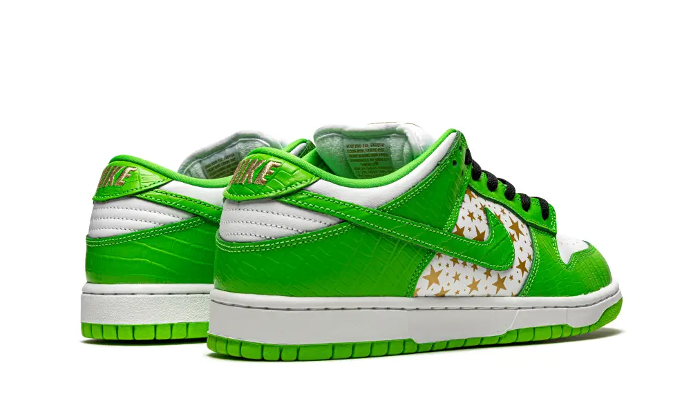 Nike Dunk SB Dunk Low 'Supreme - Stars - Mean Green' 