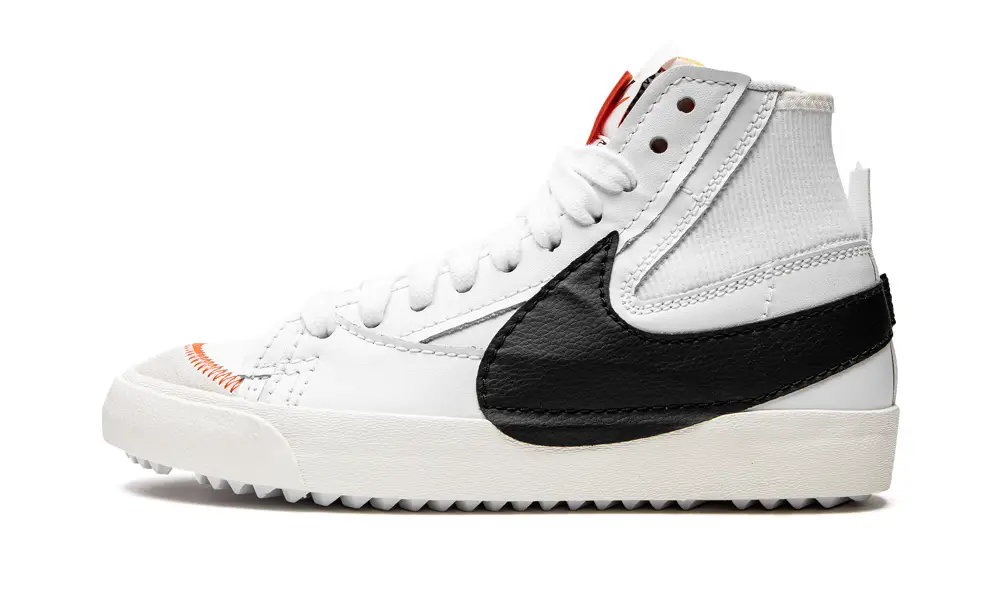Nike Lifestyle BLAZER MID 77 JUMBO MNS WMNS 'White Black Sail' 