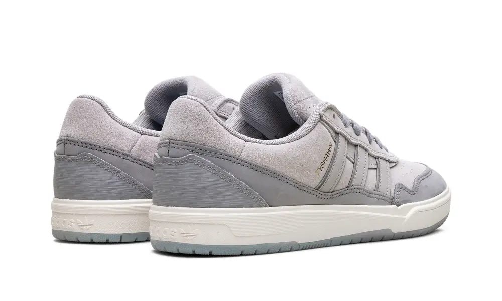 More Adidas Shoes Tyshawn II 'Light Onix Clear Granite Chalk White'