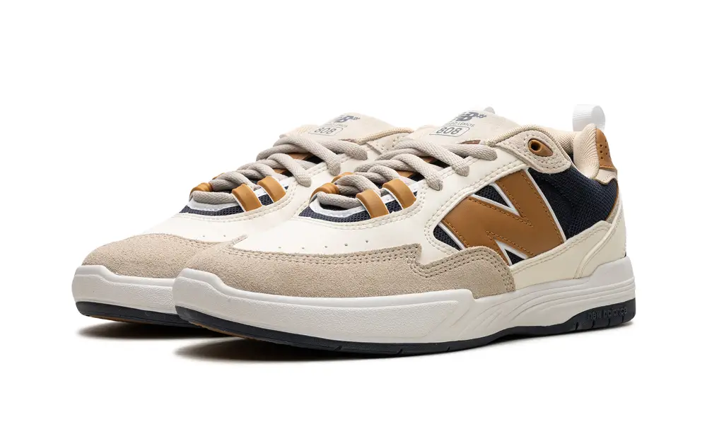 More New Balance Numeric 808 'White / Tan / Navy'