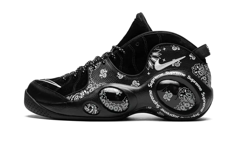 Nike Basketball Air Zoom Flight 95 'Supreme - Black' 
