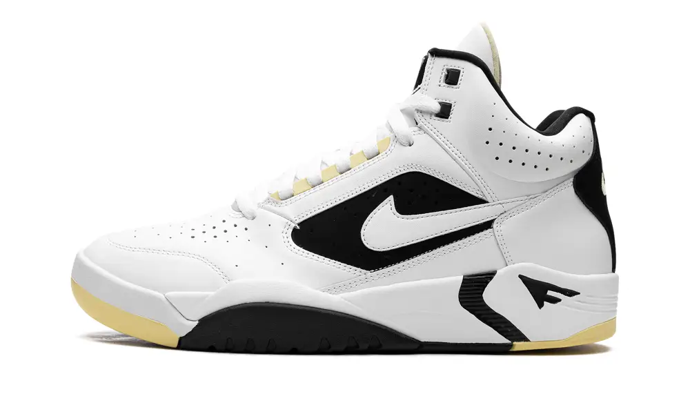 Nike Basketball Air Flight Lite Mid 'White Lemon Black White' 