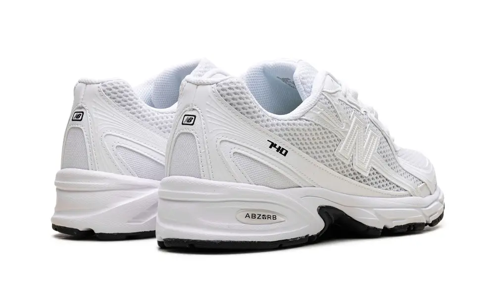 More New Balance 740 'Triple White'
