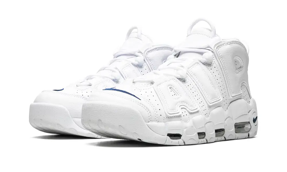 Nike Basketball Air More Uptempo 'White   Midnight Navy' 