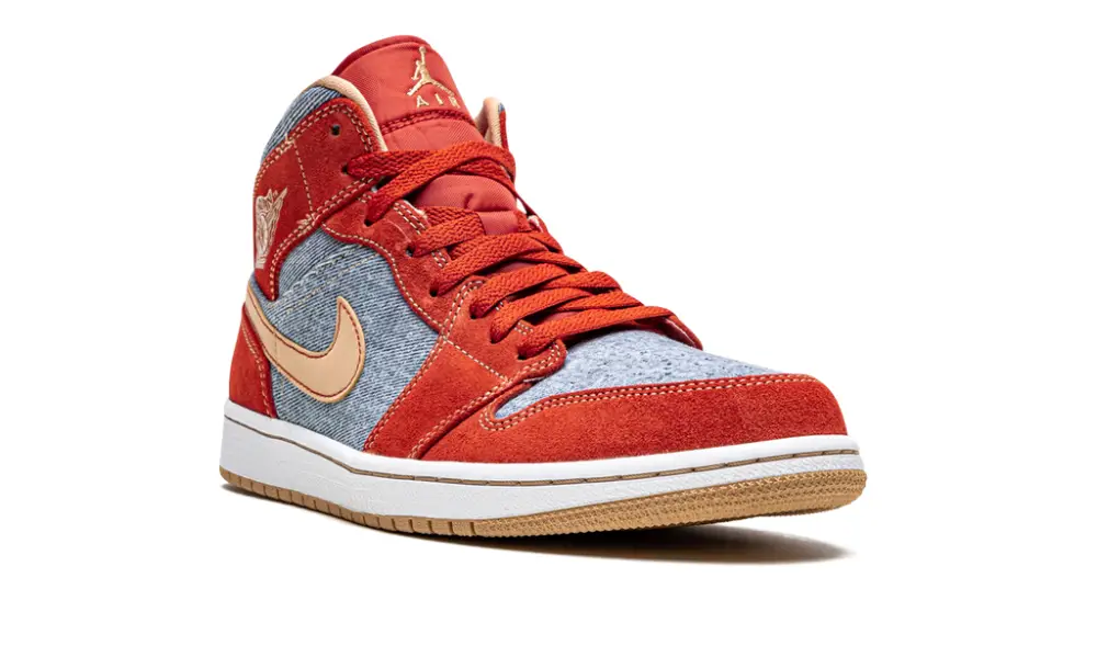 Air Jordan 1 Air Jordan 1 Mid SE 'Denim Red Suede' 
