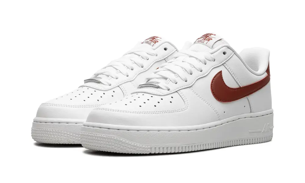 Nike Lifestyle AIR FORCE 1 '07 WMNS 'White / Rugged Orange'