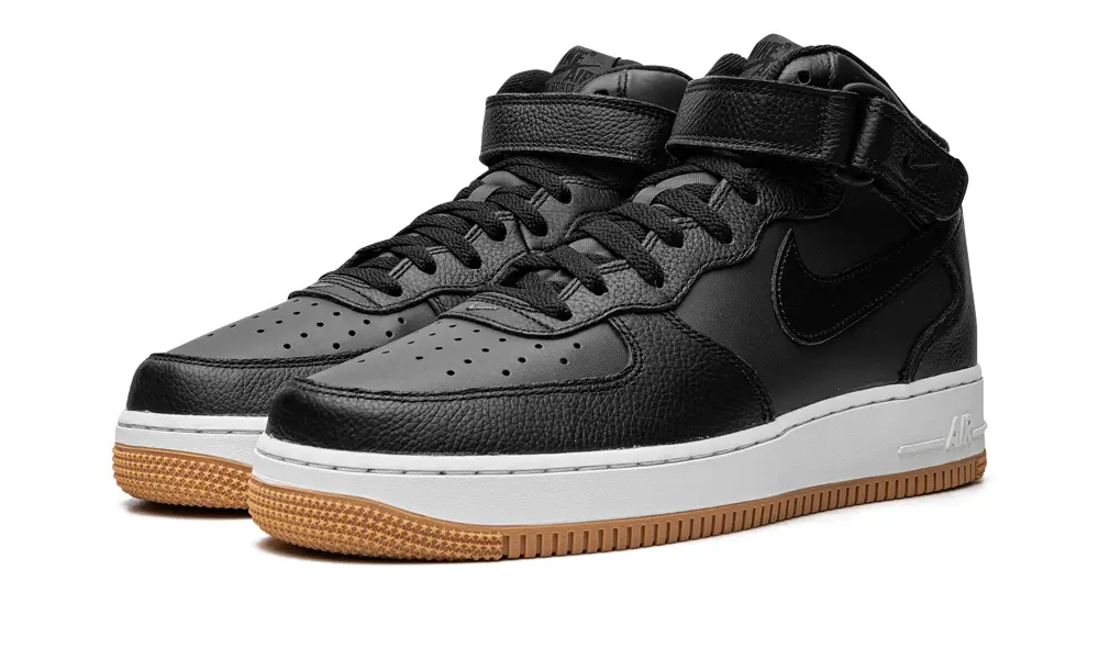 Nike Lifestyle Air Force 1 Mid '07 LX 'Black/Gum'