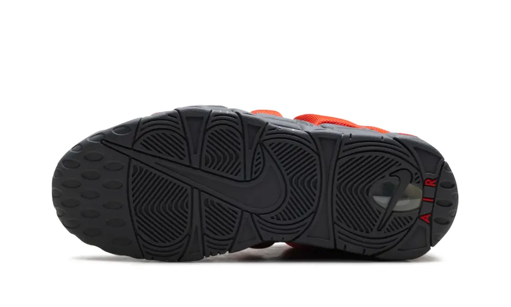 Nike Basketball Air More Uptempo Low 'Dark Grey Light Crimson' 