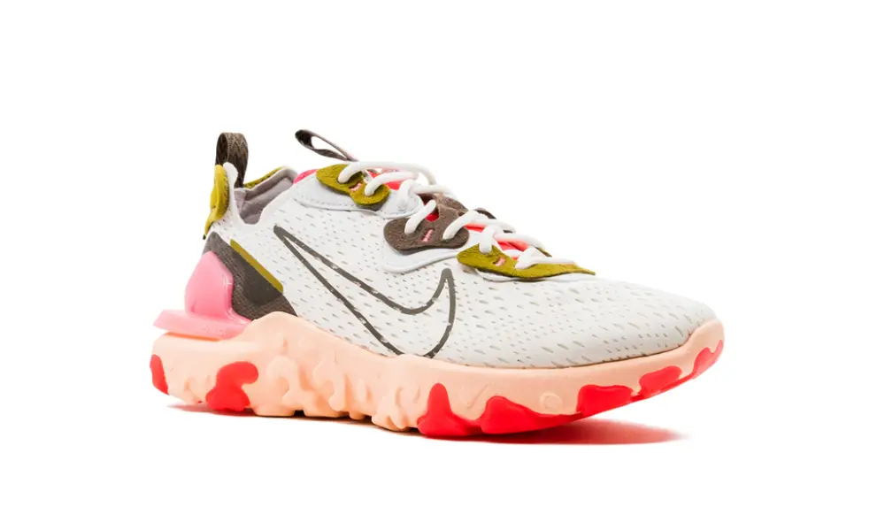 Nike Lifestyle REACT VISION MNS WMNS 'Summit White   Siren Red' 