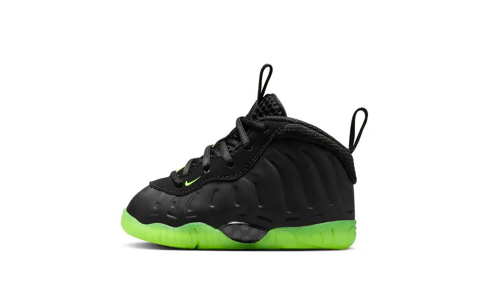 Nike Basketball Little Posite One TD 'Black Volt' 