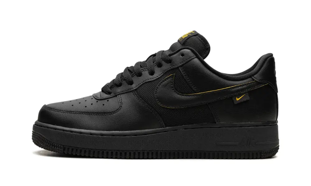 Nike Lifestyle Air Force 1 '07 'Black University Gold'