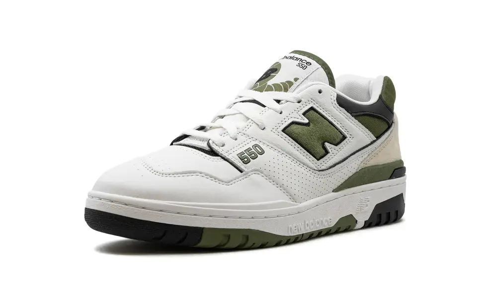 New Balance 550 550 'White   Dark Olivine' 