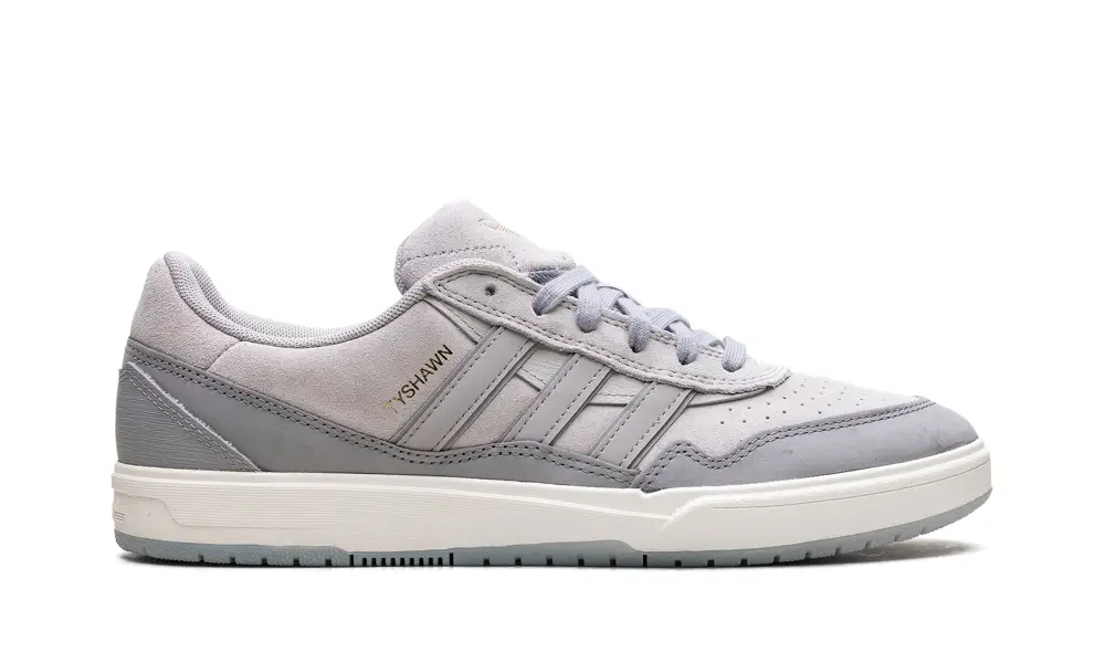 More Adidas Shoes Tyshawn II 'Light Onix Clear Granite Chalk White'