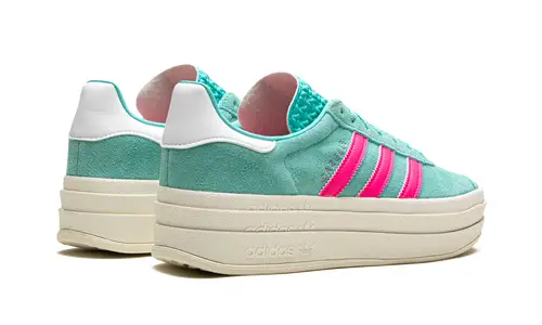 Adidas Gazelle GAZELLE BOLD WMNS 'Flash Aqua   Lucid Pink' 