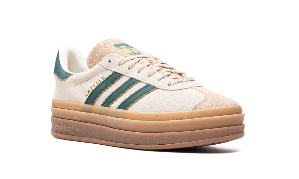 Adidas Gazelle GAZELLE BOLD WMNS 'Cream Collegiate Green' 