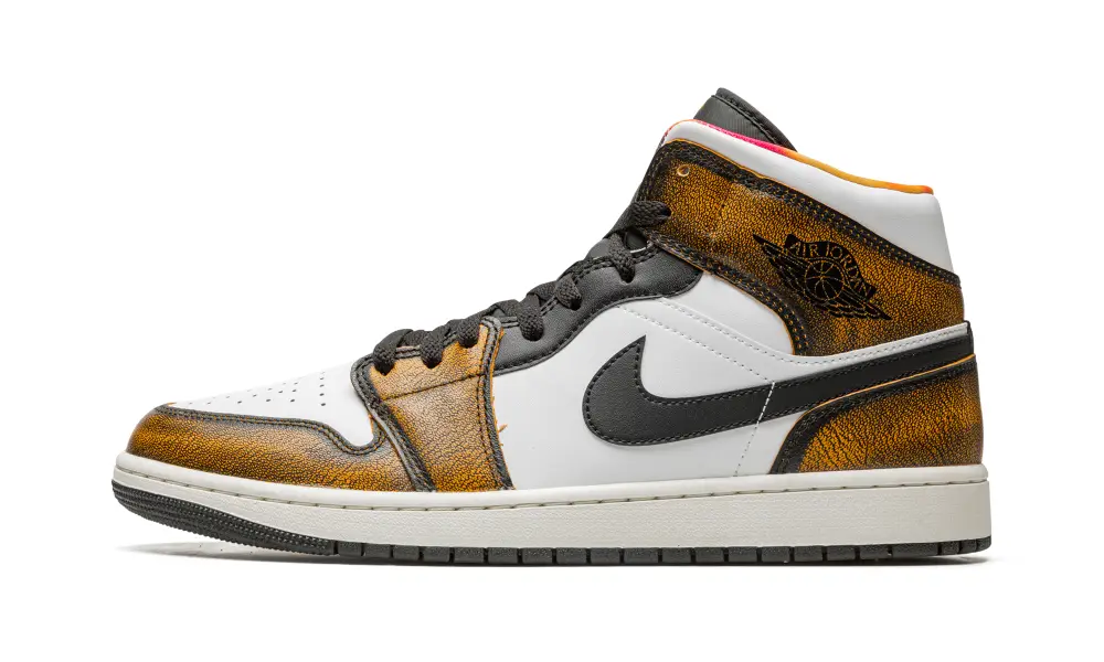 Air Jordan 1 Air Jordan 1 Mid SE 'Orange Wear Away' 