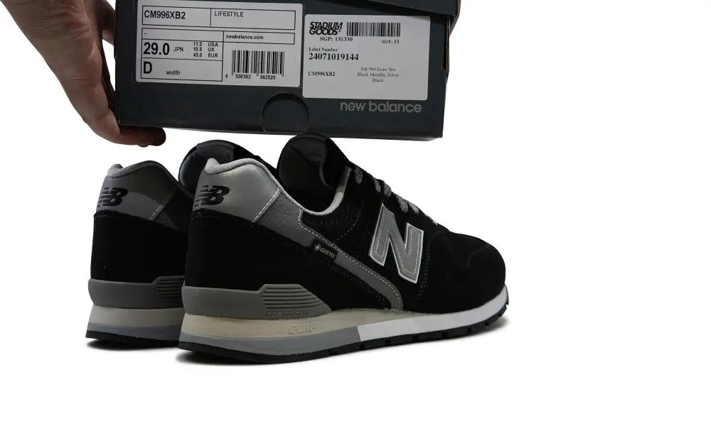 More New Balance 996 Gore-Tex 'Black Metallic Silver' 