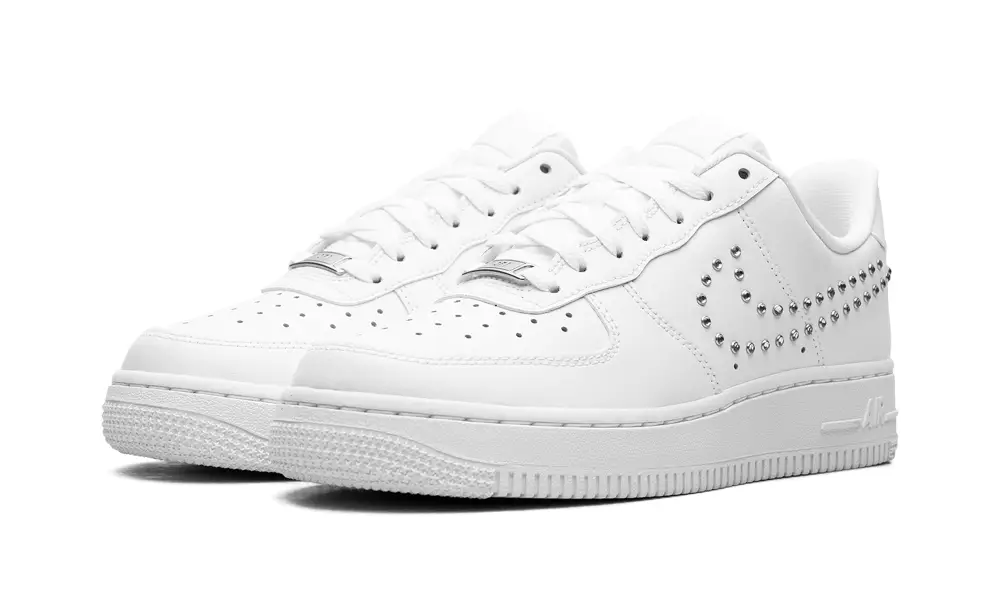 Nike Lifestyle AIR FORCE 1 LO WMNS 'White   Metallic Silver' 