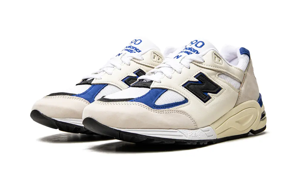 New Balance 990 990v2 'Made In USA White Blue' 