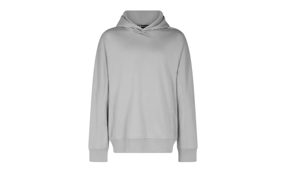 Adidas Y-3 Y-3 Logo Printed Hoodie 'GREY' 