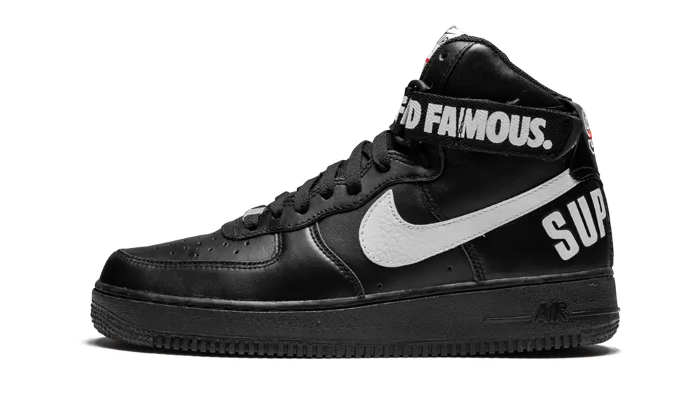 Nike Lifestyle Air Force 1 High Supreme SP 'Black'