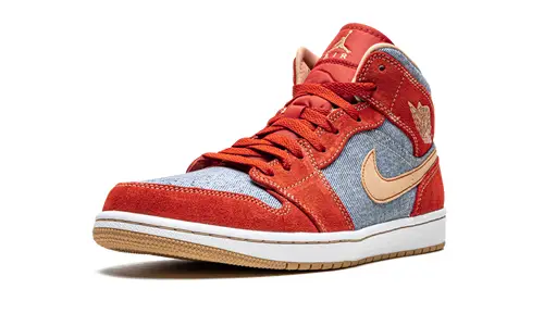 Air Jordan 1 Air Jordan 1 Mid SE 'Denim Red Suede' 