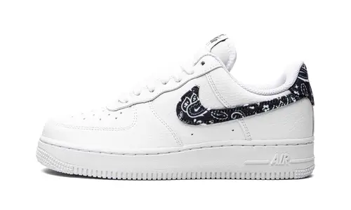 Nike Lifestyle AIR FORCE 1 LO '07 MNS WMNS 'Black Paisley'