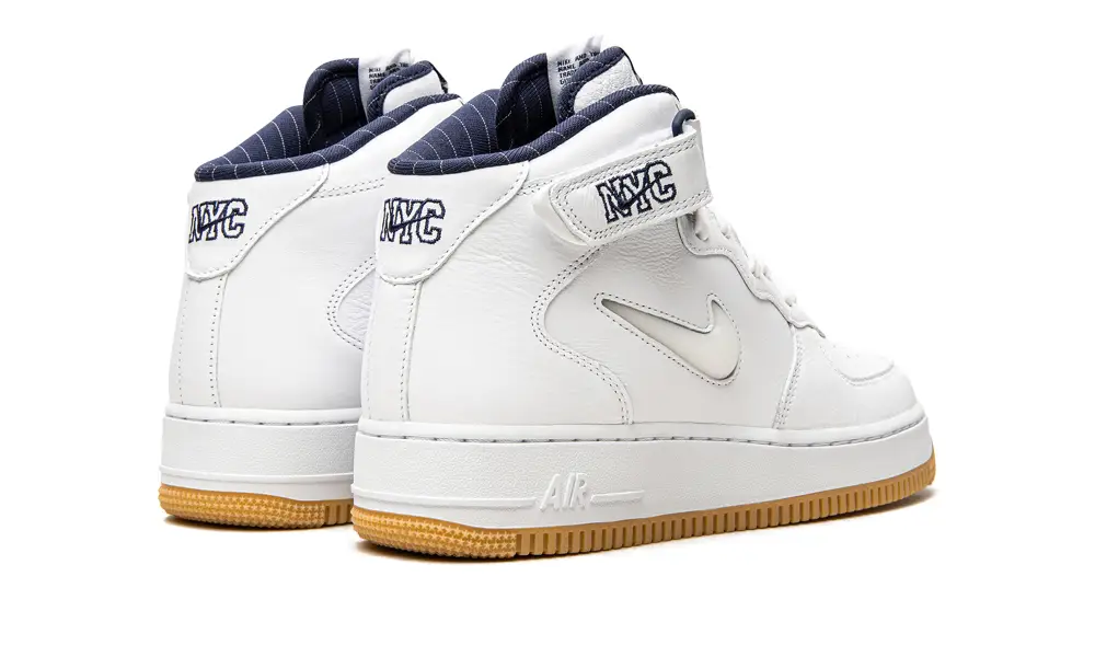 Nike Lifestyle Air Force 1 Mid Jewel QS 'NYC - Yankees' 
