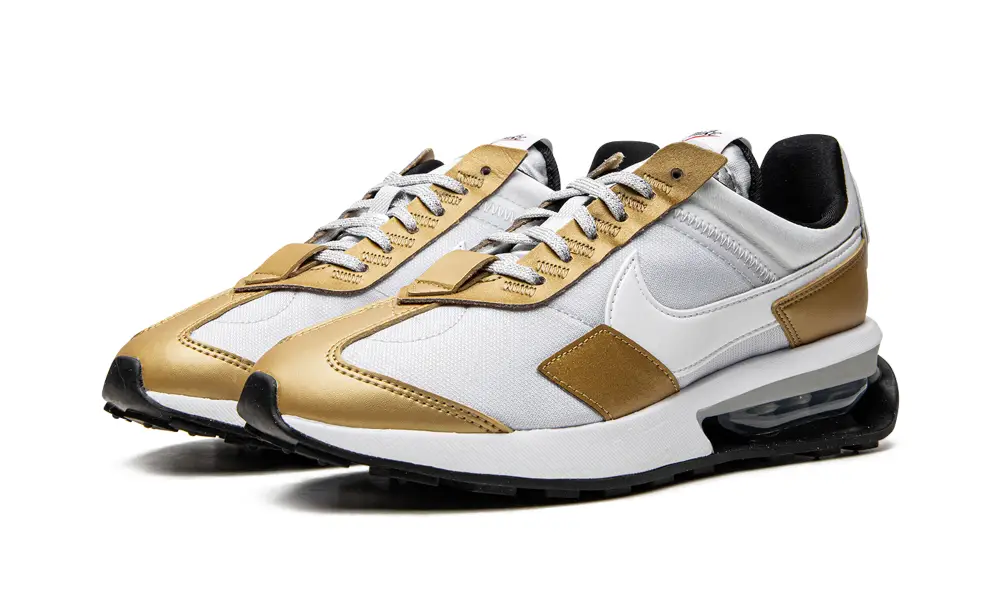 Nike Lifestyle AIR MAX PRE DAY SE MNS WMNS 'Pure Platinum   Metallic Gold' 